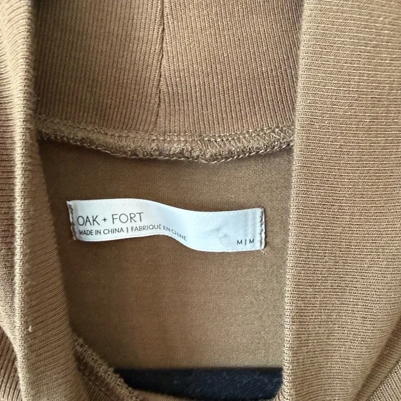 30. | Oak + Fort | Mock Neck Bodycon Dress Olive Green - Picture 3 of 3